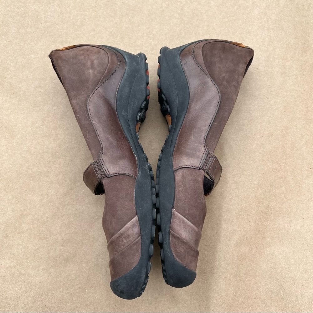 Merrell Eden Multi Brown Slide On Shoes Leather Size 8.5